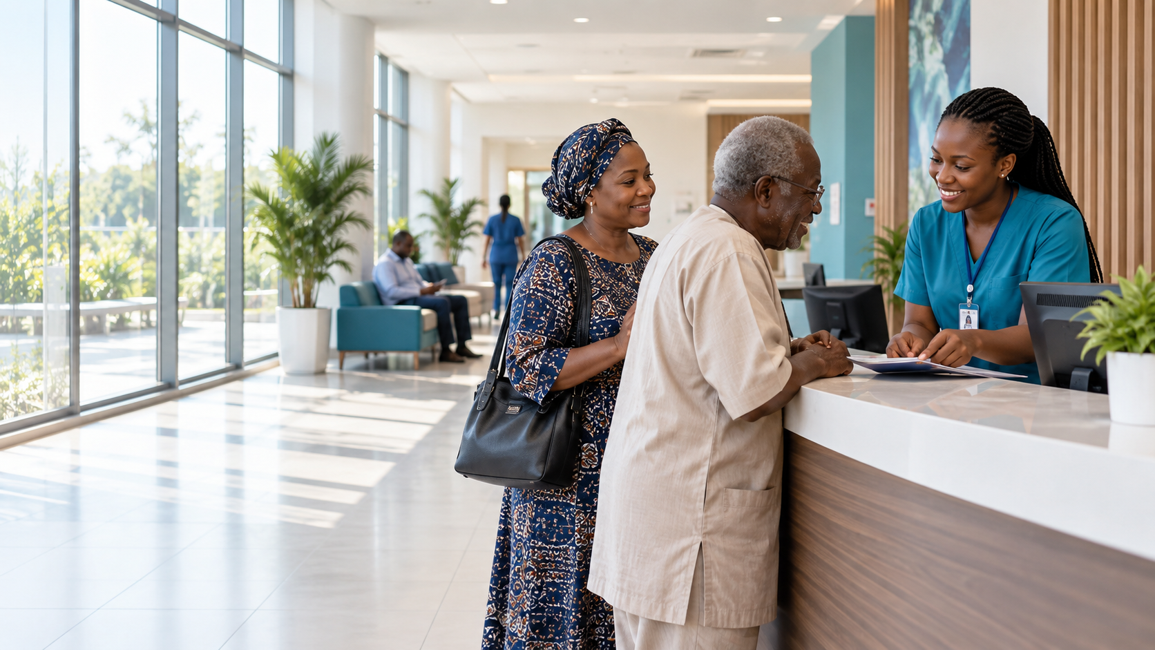 A healthcare professional supporting a patient